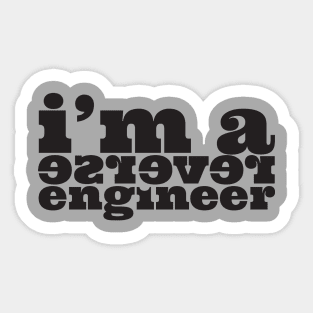 Reverse Engineer Sticker